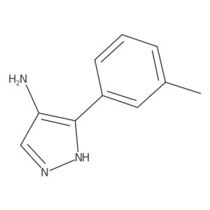 1H-Pyrazol-4-amine, 3-(3-methylphenyl)- Structure
