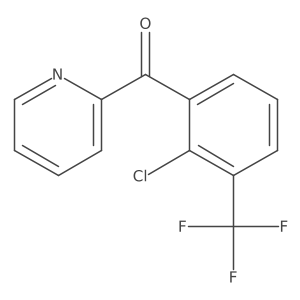 2-(2-Chloro-3-(trifluoromethyl)benzoyl)pyridine结构式