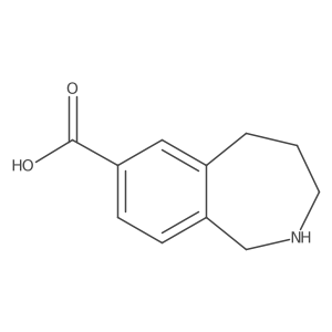 2,3,4,5-tetrahydro-1H-2-benzazepine-7-carboxylic acid Structure