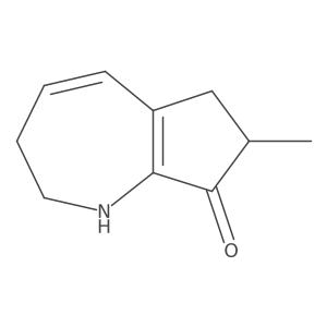 2,3,6,7-Tetrahydro-7-methylcyclopent[b]azepin-8(1H)-one Structure