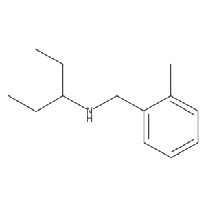[(2-Methylphenyl)methyl](pentan-3-YL)amine结构式