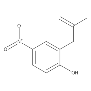 2-(2-Methyl-2-propen-1-yl)-4-nitrophenol Structure