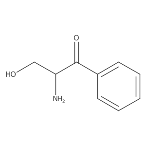 2-Amino-3-hydroxy-1-phenylpropan-1-one Structure