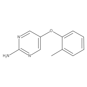 5-(2-Methylphenoxy)-2-pyrimidinamine结构式