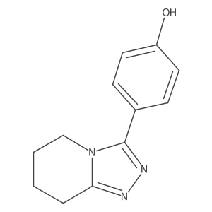4-{5H,6H,7H,8H-[1,2,4]triazolo[4,3-a]pyridin-3-yl}phenol Structure