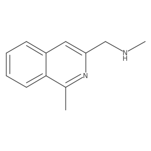 N,1-Dimethyl-3-isoquinolinemethanamine结构式