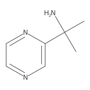 2-(Pyrazin-2-yl)propan-2-amine Structure