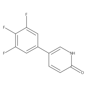 5-(3,4,5-Trifluorophenyl)-2(1H)-pyridinone Structure