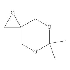 6,6-Dimethyl-1,5,7-trioxaspiro[2.5]octane Structure
