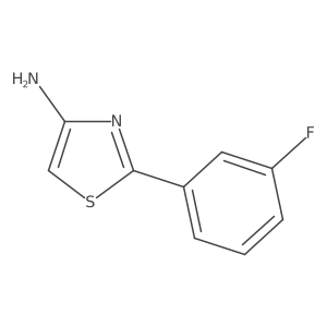 2-(3-Fluorophenyl)-4-thiazolamine Structure