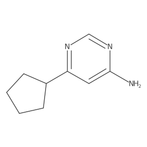 6-Cyclopentylpyrimidin-4-amine Structure