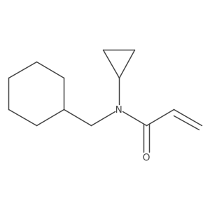 N-(cyclohexylmethyl)-N-cyclopropylprop-2-enamide Structure