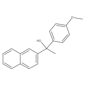I+/--(4-Methoxyphenyl)-I+/--methyl-2-naphthalenemethanol Structure