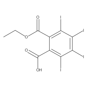 1-Ethyl 3,4,5,6-tetraiodo-1,2-benzenedicarboxylate Structure