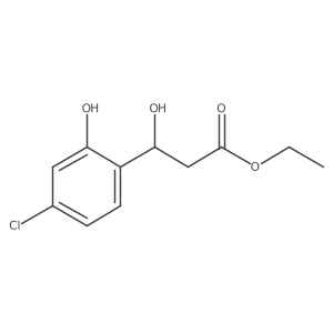 Ethyl 4-chloro-beta,2-dihydroxybenzenepropanoate Structure