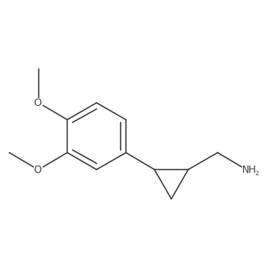 (2-(3,4-Dimethoxyphenyl)cyclopropyl)methanamine结构式