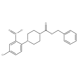 Benzyl 4-(4-chloro-2-nitrophenyl)piperazine-1-carboxylate Structure