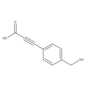 3-(4-(Hydroxymethyl)phenyl)propiolic acid Structure