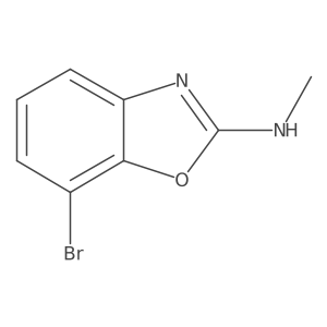 7-bromo-N-methyl-1,3-benzoxazol-2-amine Structure