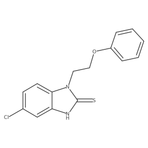 5-chloro-1-(2-phenoxyethyl)-1H-1,3-benzodiazole-2-thiol Structure