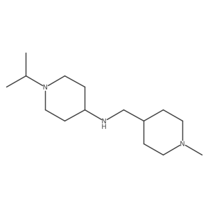 N-[(1-methylpiperidin-4-yl)methyl]-1-(propan-2-yl)piperidin-4-amine Structure