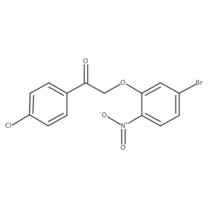 2-(5-Bromo-2-nitrophenoxy)-1-(4-chlorophenyl)ethanone结构式