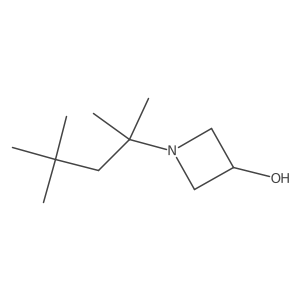 1-(2,4,4-Trimethylpentan-2-yl)azetidin-3-ol Structure