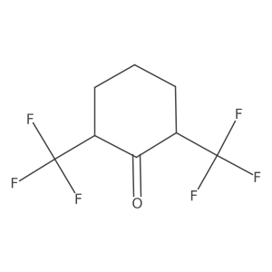 2,6-Bis(trifluoromethyl)cyclohexanone结构式