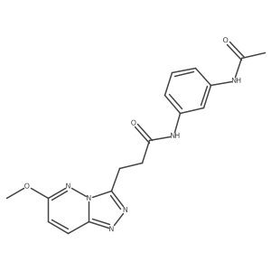 N-(3-acetamidophenyl)-3-(6-methoxy-[1,2,4]triazolo[4,3-b]pyridazin-3-yl)propanamide Structure