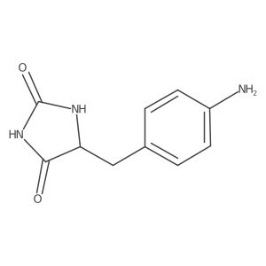 5-[(4-Aminophenyl)methyl]imidazolidine-2,4-dione结构式