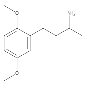 (2R)-4-(2,5-dimethoxyphenyl)butan-2-amine结构式