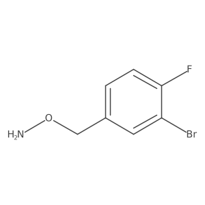 O-(3-Bromo-4-fluorobenzyl)hydroxylamine结构式