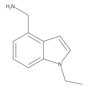 C-(1-Ethyl-1H-indol-4-yl)-methylamine结构式