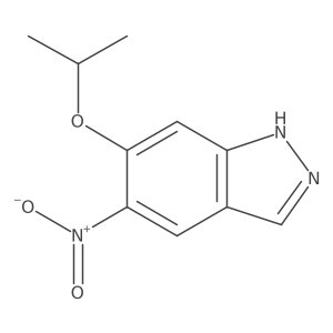 6-Isopropoxy-5-nitro-1H-indazole Structure