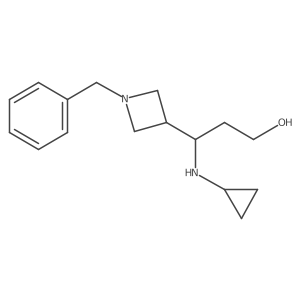 3-(1-Benzylazetidin-3-yl)-3-(cyclopropylamino)propan-1-ol Structure