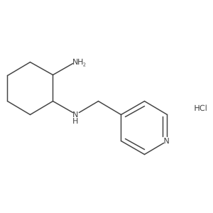 N1-(pyridin-4-ylmethyl)cyclohexane-1,2-diamine hydrochloride Structure
