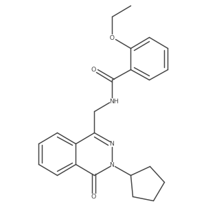 N-((3-cyclopentyl-4-oxo-3,4-dihydrophthalazin-1-yl)methyl)-2-ethoxybenzamide Structure
