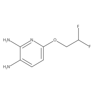 6-(2,2-Difluoroethoxy)pyridine-2,3-diamine结构式