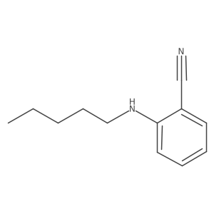 2-(Pentylamino)benzonitrile Structure