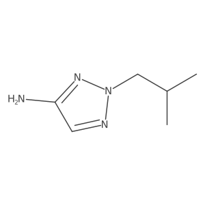 2-(2-Methylpropyl)-2H-1,2,3-triazol-4-amine结构式