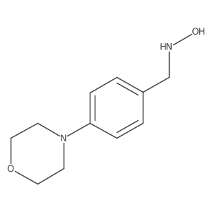 N-{[4-(morpholin-4-yl)phenyl]methyl}hydroxylamine Structure