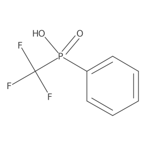 Phosphinic acid, phenyl(trifluoromethyl)-结构式