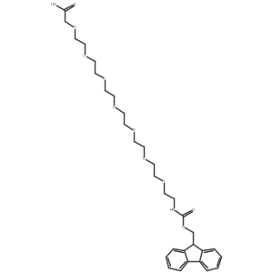 Fmoc-peg7-CH2cooh Structure