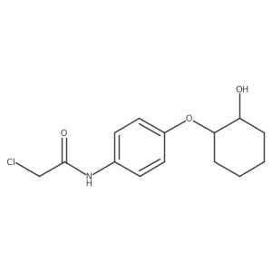 2-Chloro-N-[4-(2-hydroxycyclohexyl)oxyphenyl]acetamide Structure