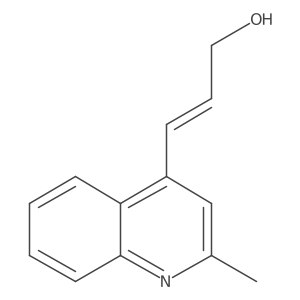 3-(2-Methylquinolin-4-yl)prop-2-en-1-ol结构式