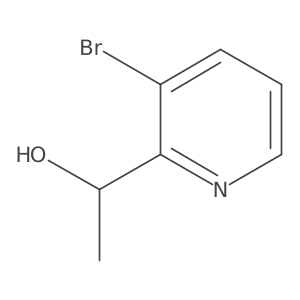 (R)-1-(3-Bromopyridin-2-yl)ethan-1-ol结构式