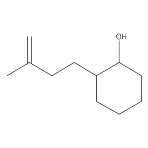 2-(3-Methylbut-3-en-1-yl)cyclohexan-1-ol Structure