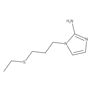 1-[3-(ethylsulfanyl)propyl]-1H-imidazol-2-amine结构式