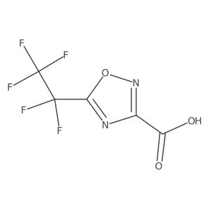 5-(Pentafluoroethyl)-1,2,4-oxadiazole-3-carboxylic acid Structure
