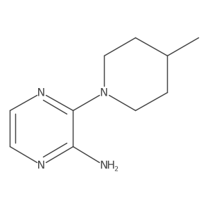 3-(4-Methylpiperidin-1-yl)pyrazin-2-amine Structure